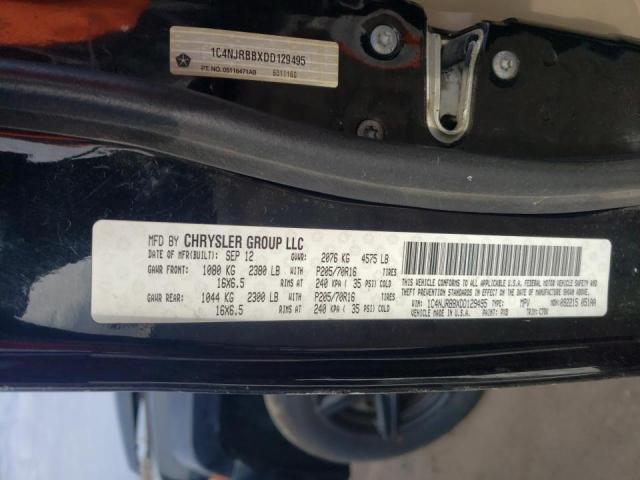 Photo 10 from auction – 2013 JEEP PATRIOT SP with VIN 1C4NJRBBXDD129495