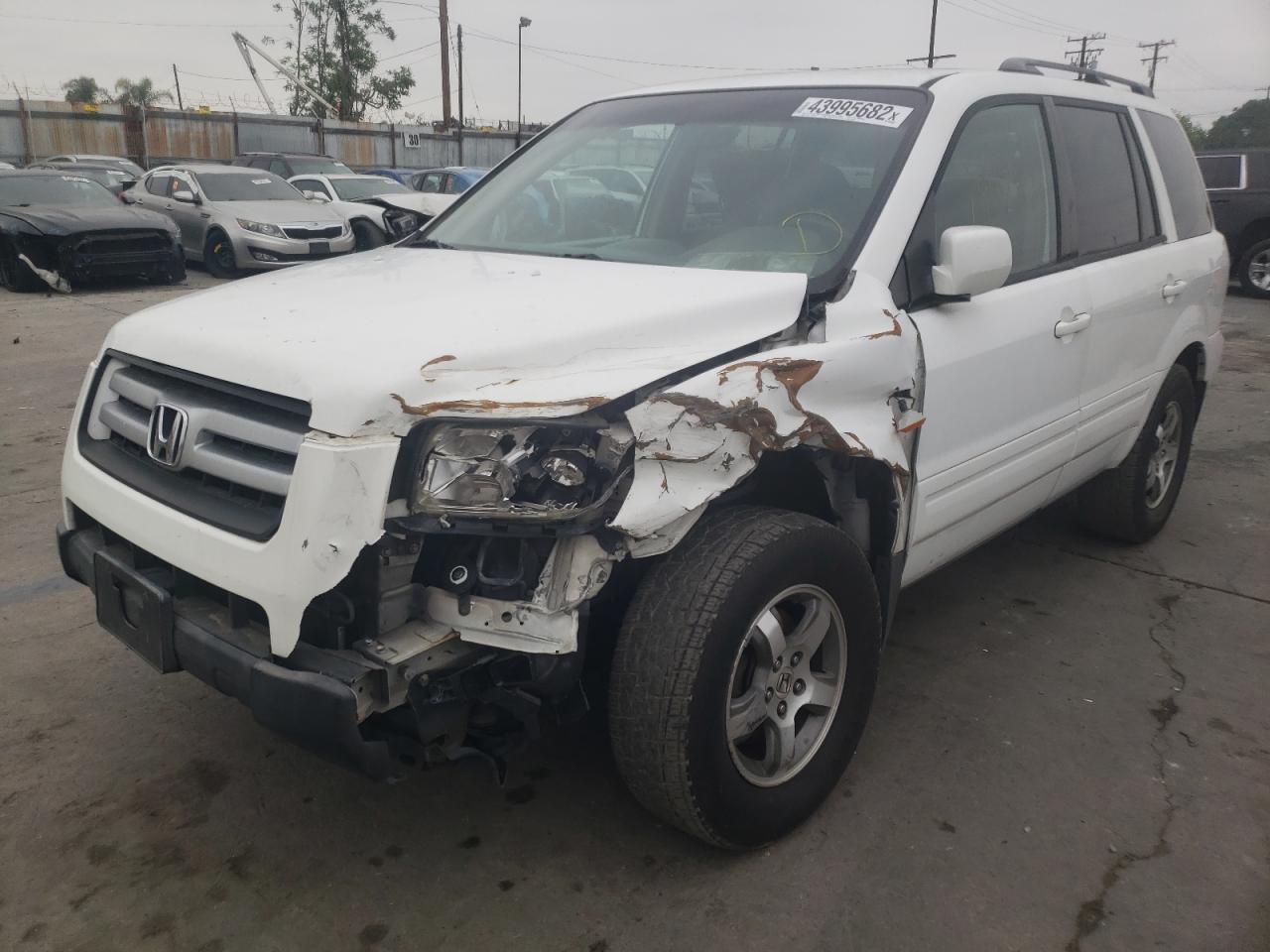 Photo 2 from auction – 2006 HONDA PILOT EX with VIN 5FNYF28436B040264