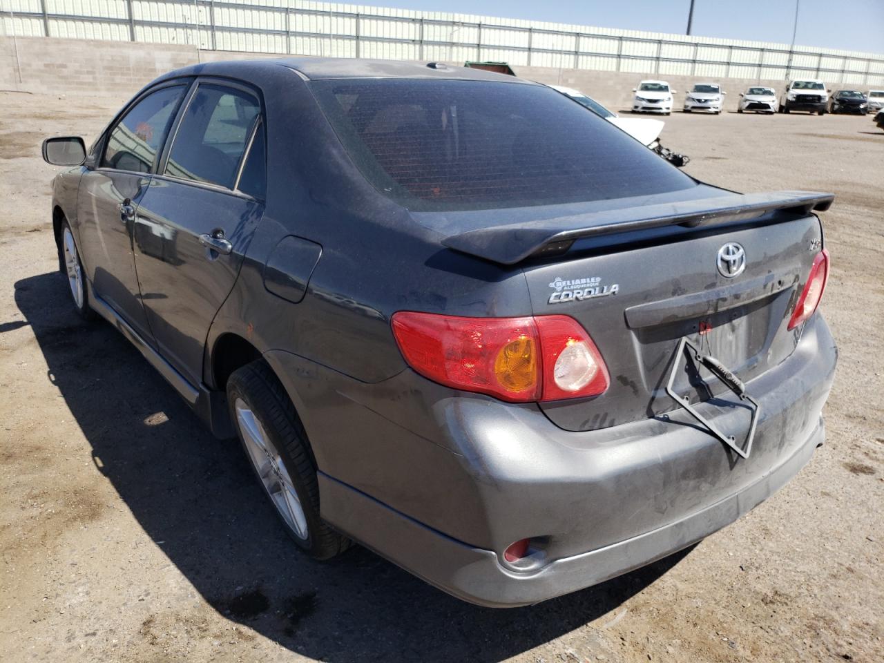 Photo 3 from auction – 2009 TOYOTA COROLLA with VIN 1NXBE40EX9Z076632