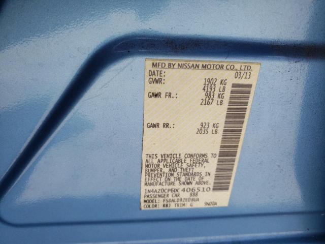 Photo 10 from auction – 2013 NISSAN LEAF S with VIN 1N4AZ0CP6DC406510