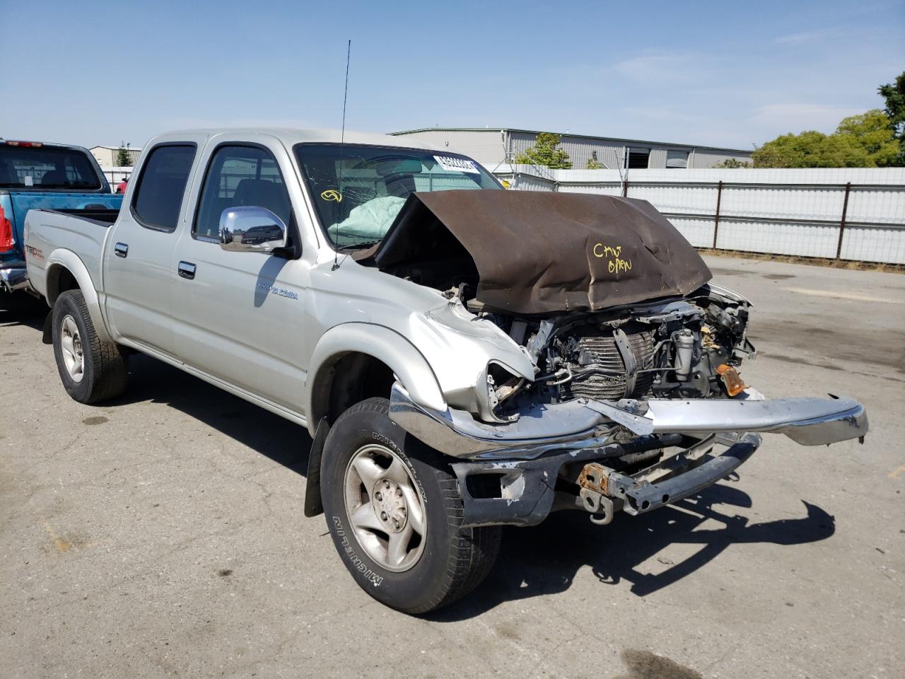 TOYOTA TACOMA DOU 2001 with VIN 5TEGN92N01Z759505 - Photo from auction