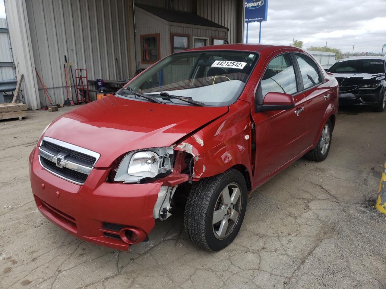 Photo 2 from auction – 2008 CHEVROLET AVEO LT with VIN KL1TG56638B072190