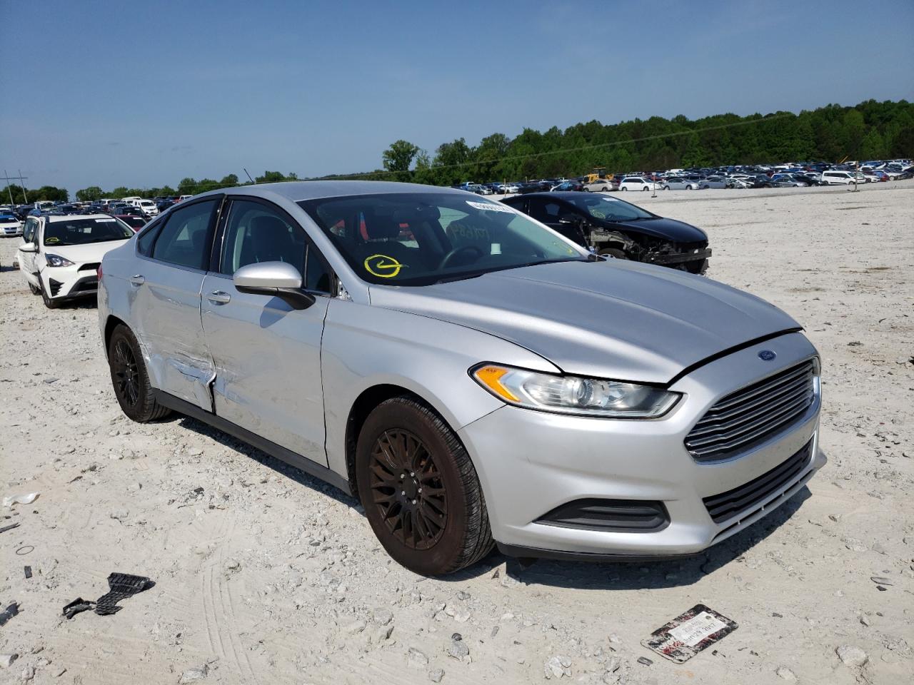 FORD FUSION S 2014 with VIN 1FA6P0G77E5406172 - Photo from auction