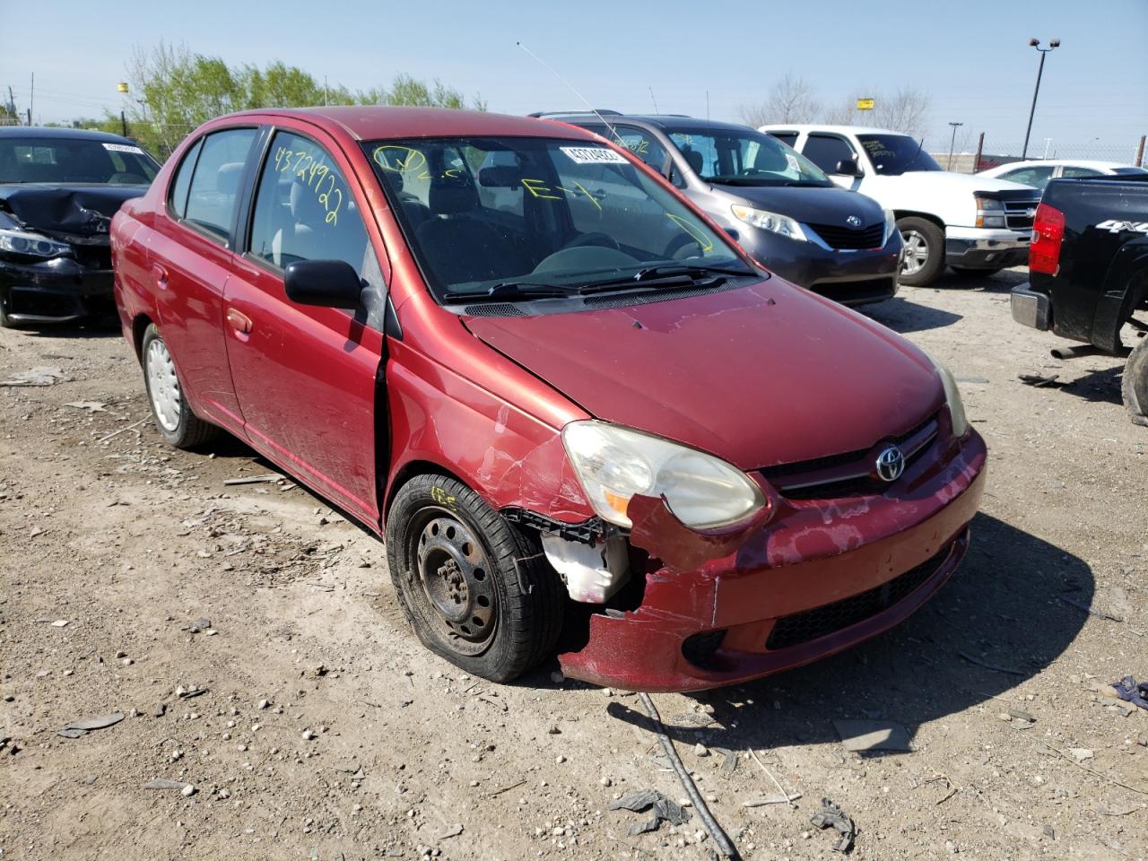 TOYOTA ECHO 2003 with VIN JTDBT123435039999 - Photo from auction