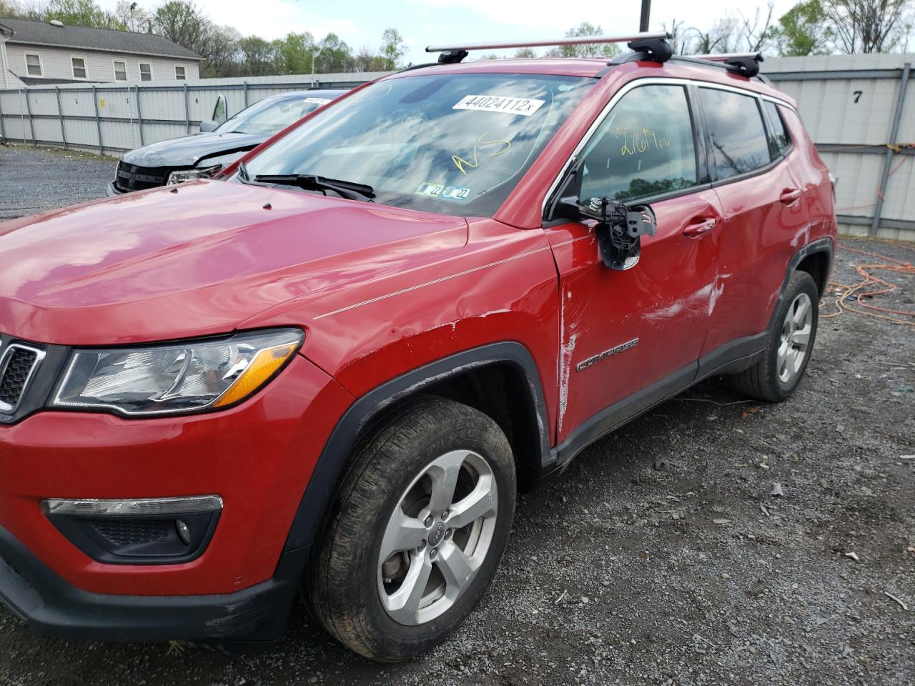 Photo 9 from auction – 2019 JEEP COMPASS LA with VIN 3C4NJDBB0KT839712