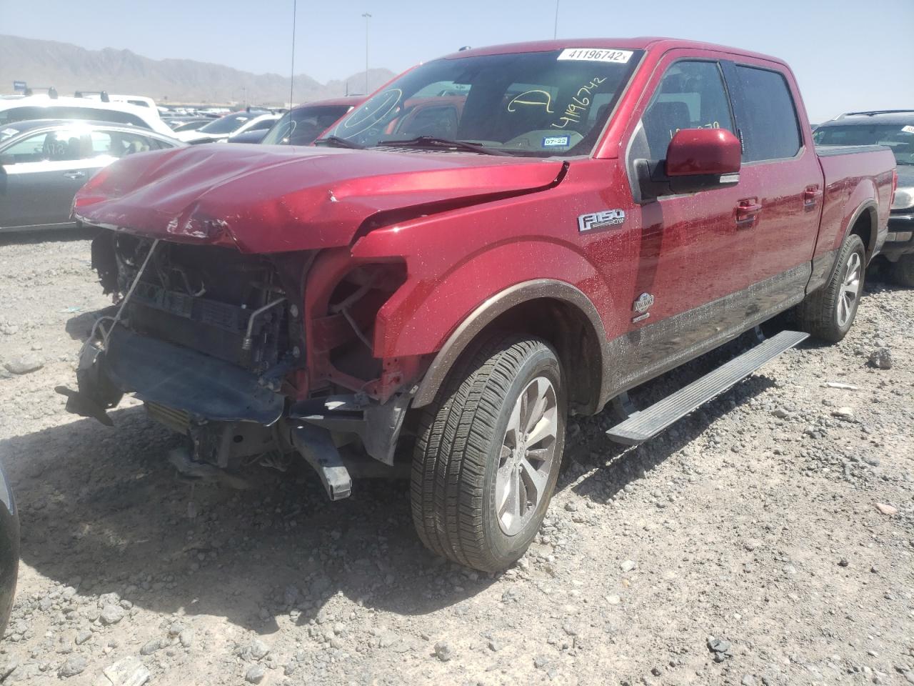 Photo 18 from auction – 2015 FORD F150 SUPER with VIN 1FTFW1EG0FFB48644