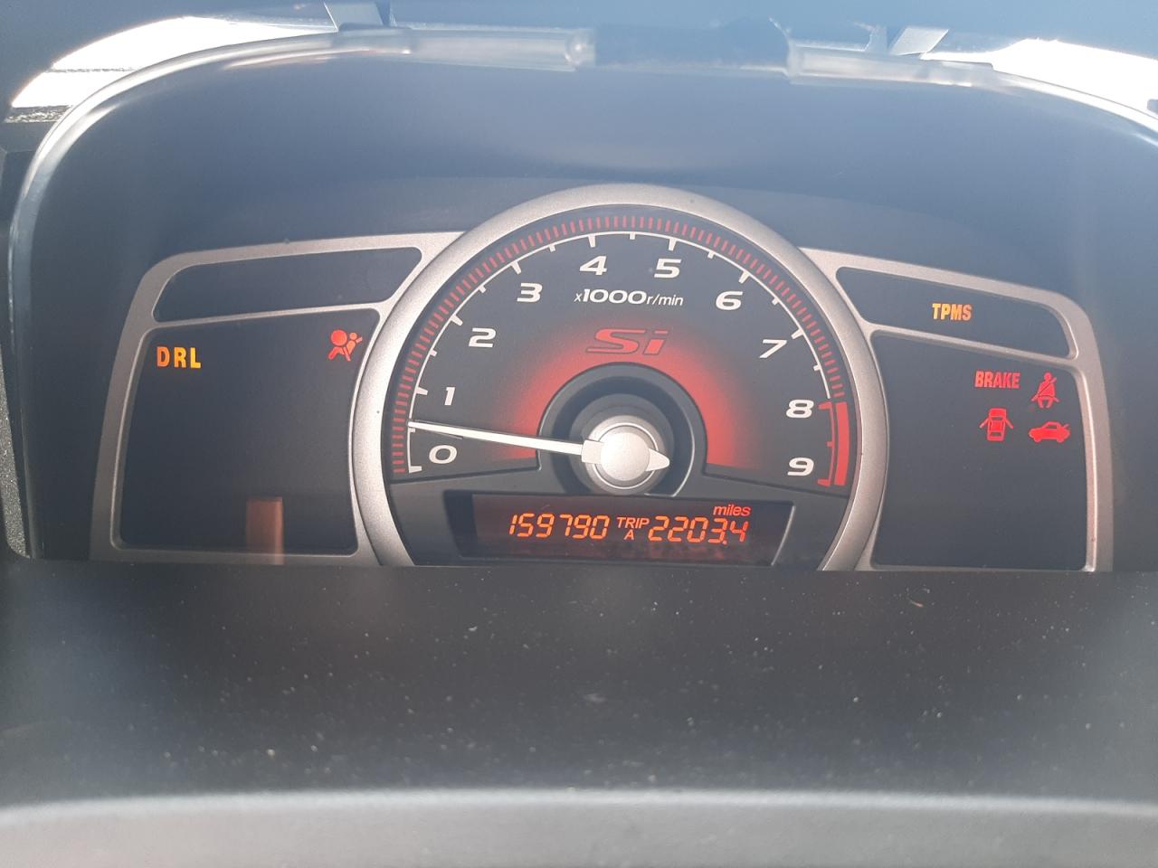 Photo 8 from auction – 2008 HONDA CIVIC SI with VIN 2HGFA55578H700793