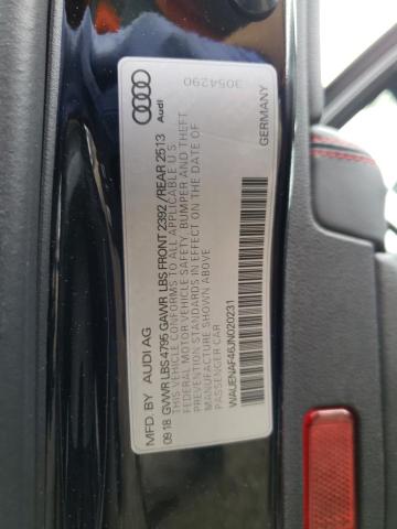 Photo 10 from auction – 2018 AUDI A4 PREMIUM with VIN WAUENAF46JN020231