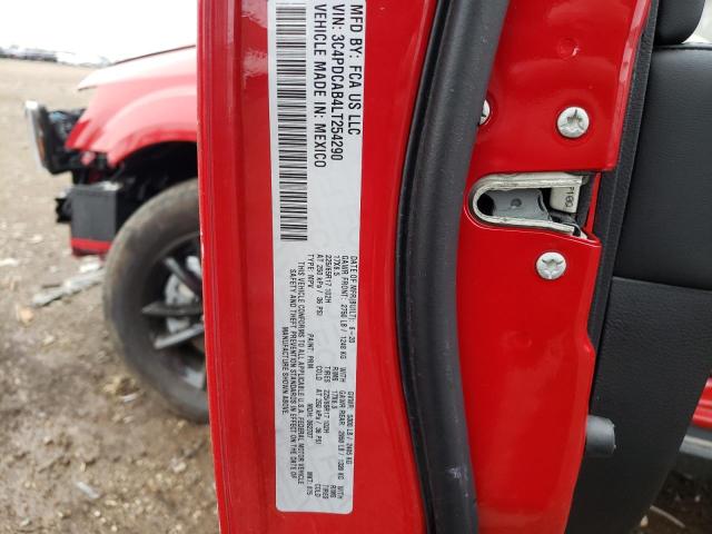 Photo 10 from auction – 2020 DODGE JOURNEY SE with VIN 3C4PDCAB4LT254290