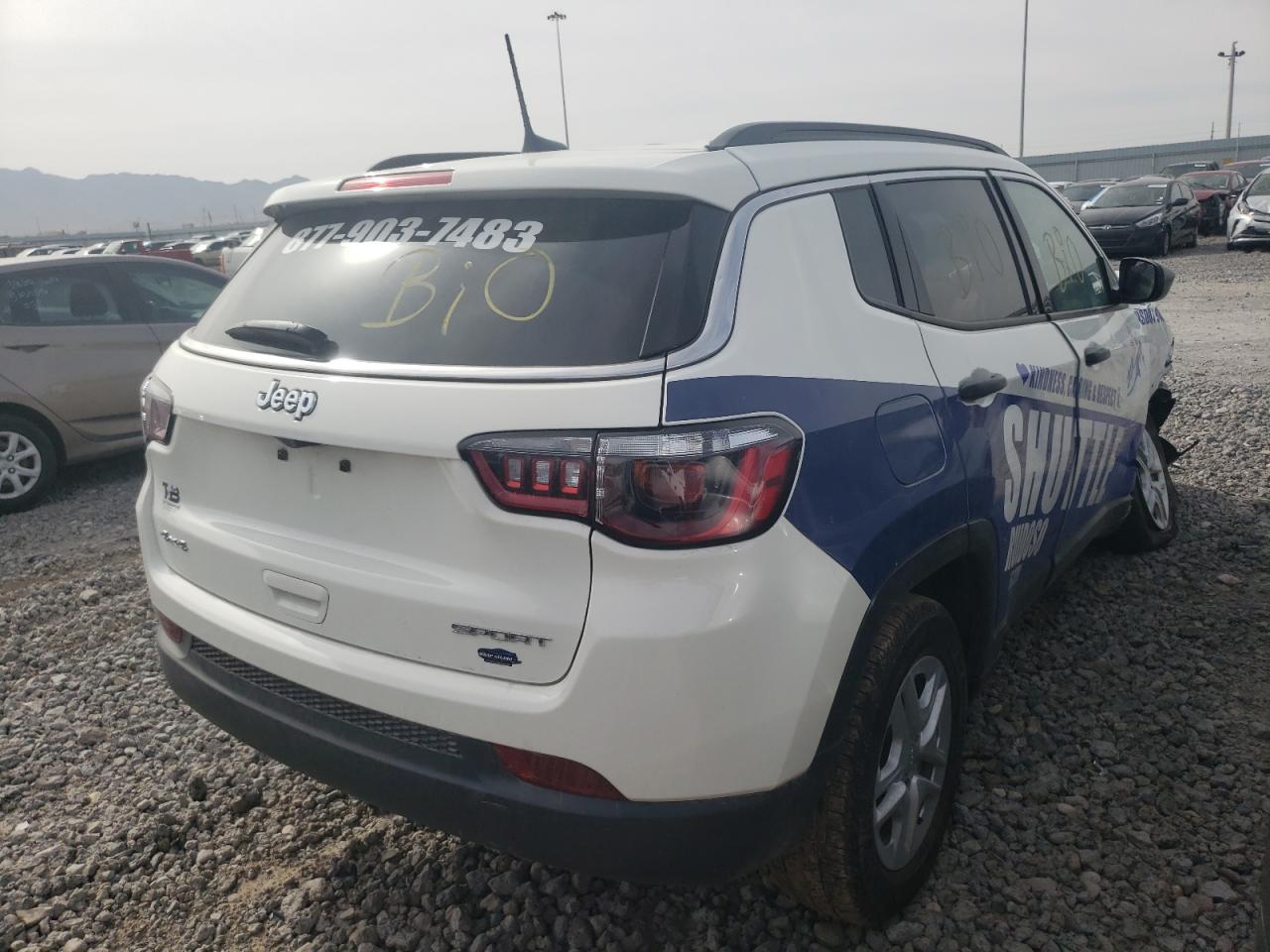 Photo 4 from auction – 2021 JEEP COMPASS SP with VIN 3C4NJDAB2MT547211