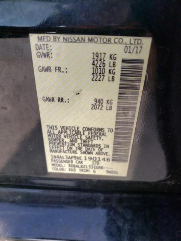 Photo 10 from auction – 2017 NISSAN ALTIMA with VIN 1N4AL3AP9HC190146