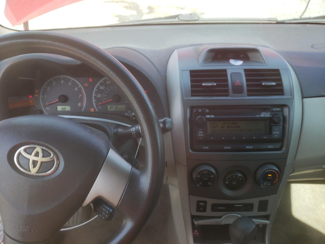 Photo 9 from auction – 2012 TOYOTA COROLLA BA with VIN 2T1BU4EE2CC902037