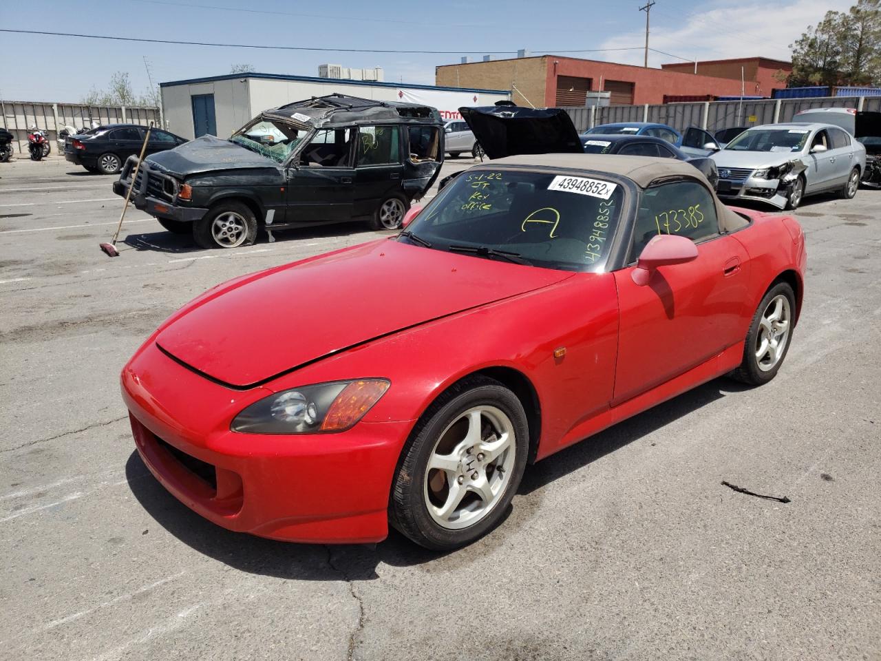 Photo 2 from auction – 2000 HONDA S2000 with VIN JHMAP1140YT001200