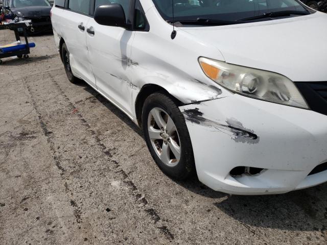 Photo 9 from auction – 2011 TOYOTA SIENNA with VIN 5TDZK3DC1BS027537
