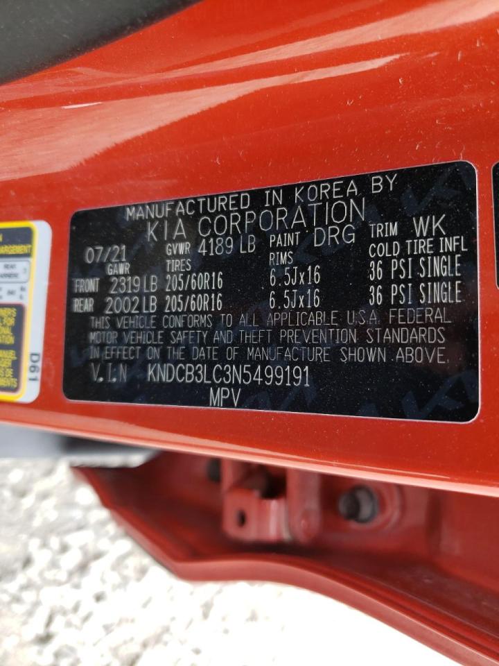 Photo 10 from auction – 2022 KIA NIRO LX with VIN KNDCB3LC3N5499191