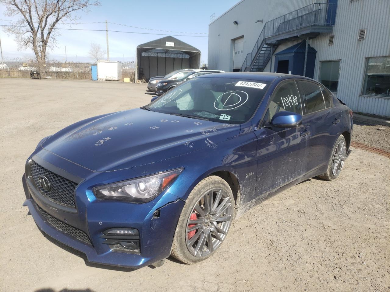 Photo 2 from auction – 2017 INFINITI Q50 RED SP with VIN JN1FV7AR4HM870746