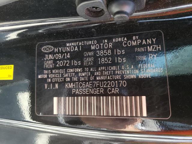 Photo 10 from auction – 2015 HYUNDAI VELOSTER T with VIN KMHTC6AE7FU220170
