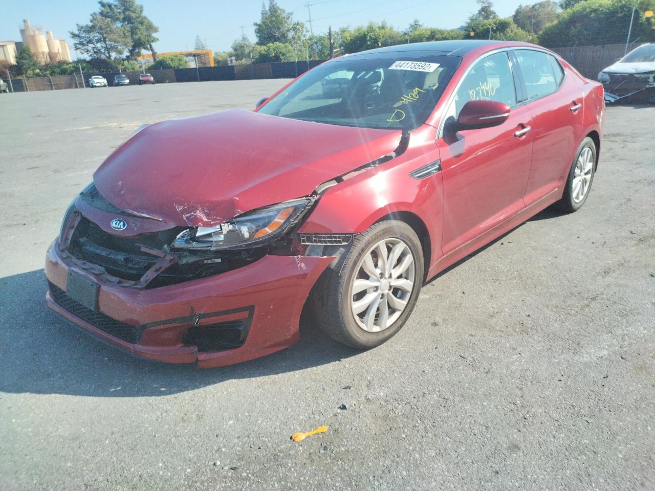 Photo 2 from auction – 2014 KIA OPTIMA EX with VIN 5XXGN4A7XEG285881