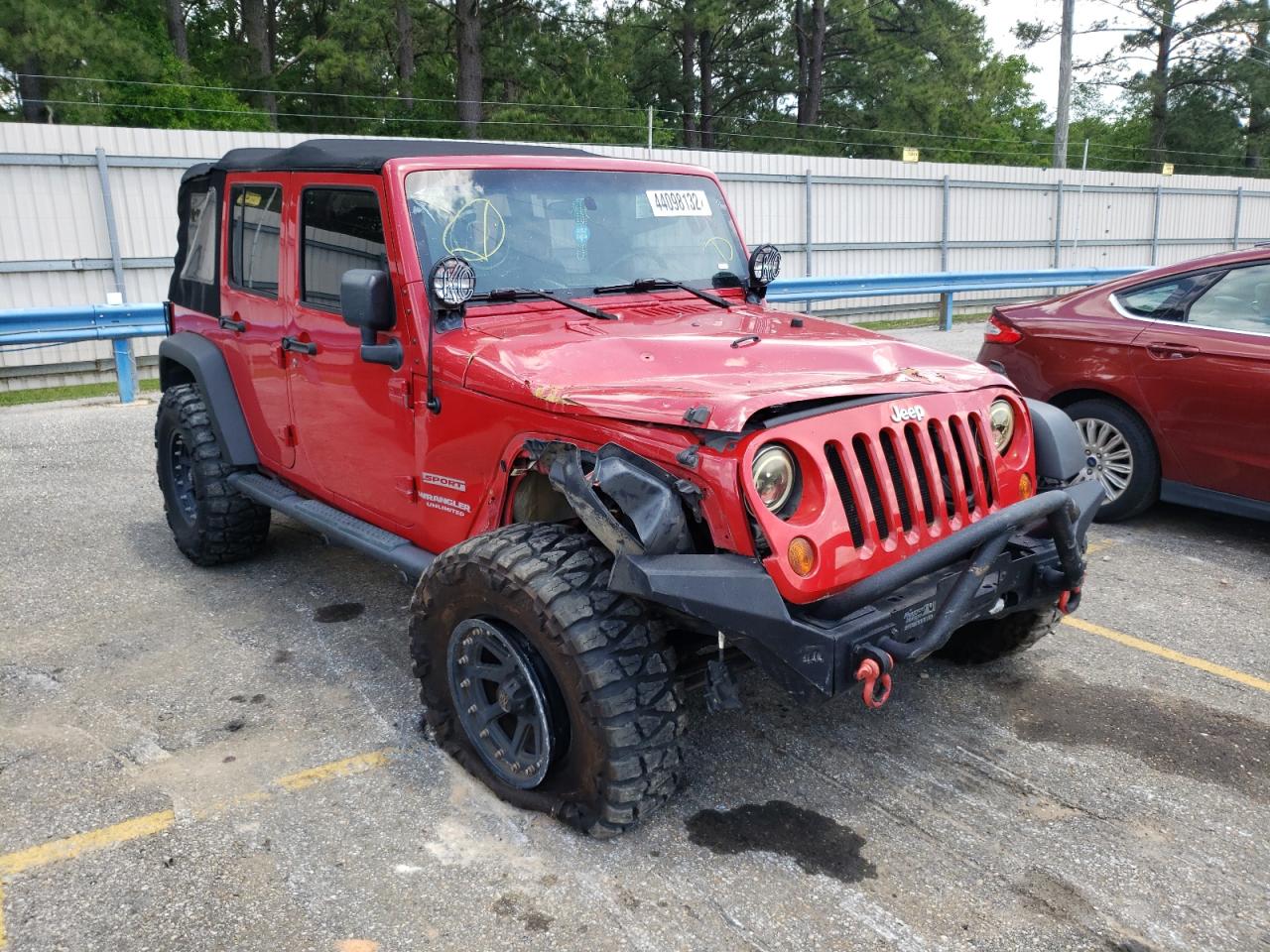 JEEP WRANGLER U 2010 with VIN 1J4BA3H17AL150993 - Photo from auction