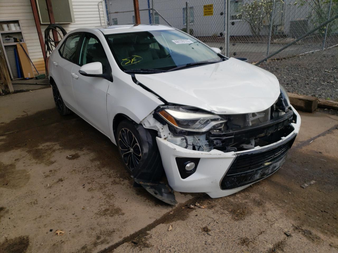 TOYOTA COROLLA L 2014 with VIN 2T1BURHE8EC035254 - Photo from auction