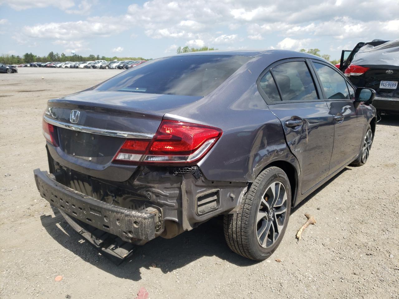 Photo 4 from auction – 2015 HONDA CIVIC EX with VIN 19XFB2F80FE032220