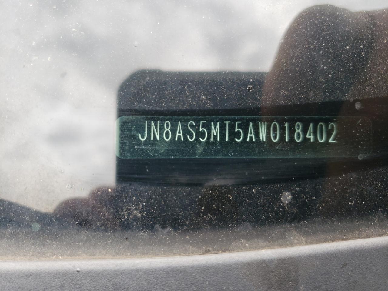 Photo 10 from auction – 2010 NISSAN ROGUE S with VIN JN8AS5MT5AW018402