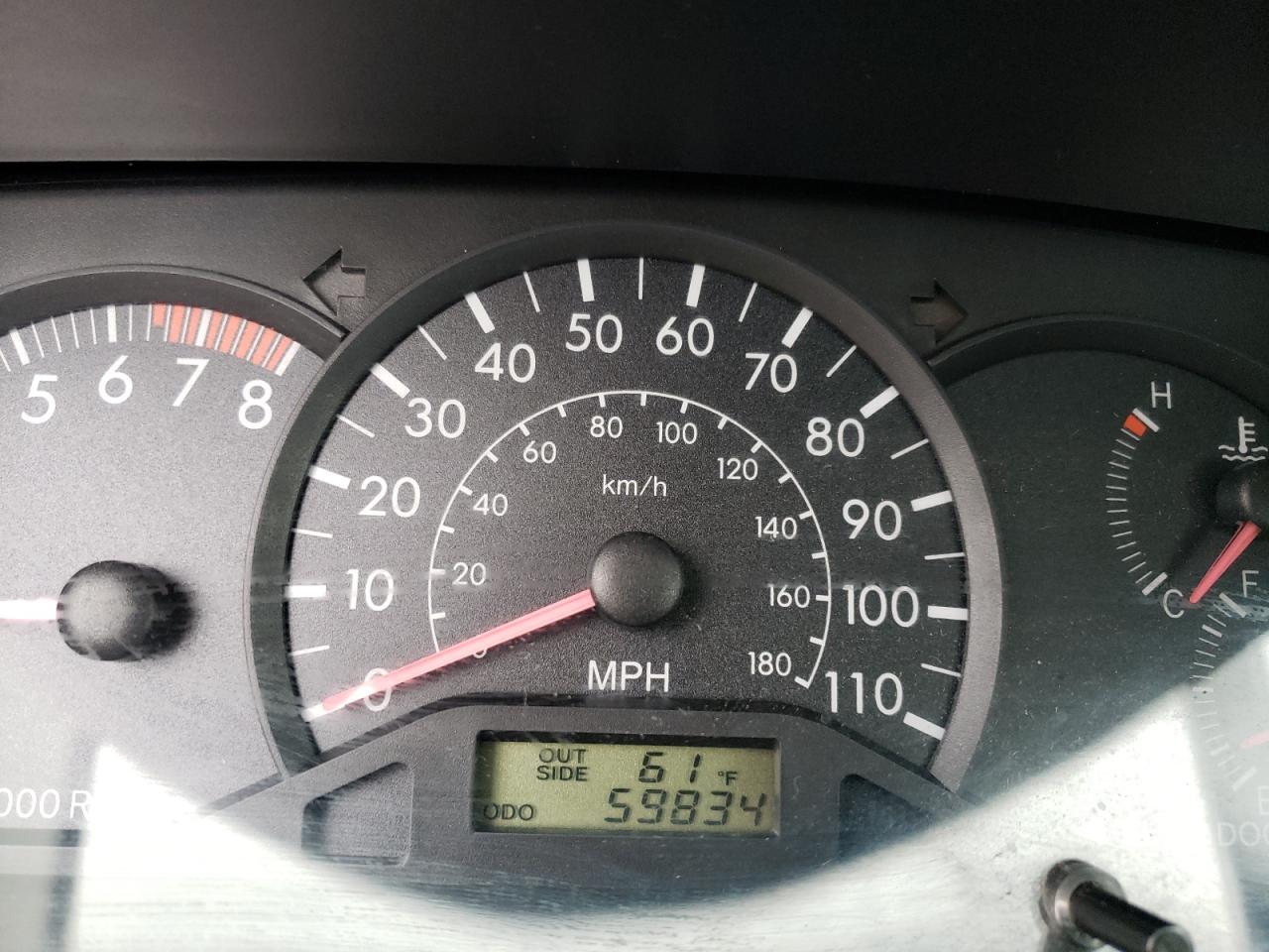 Photo 8 from auction – 2007 TOYOTA COROLLA CE with VIN JTDBR32E170110588