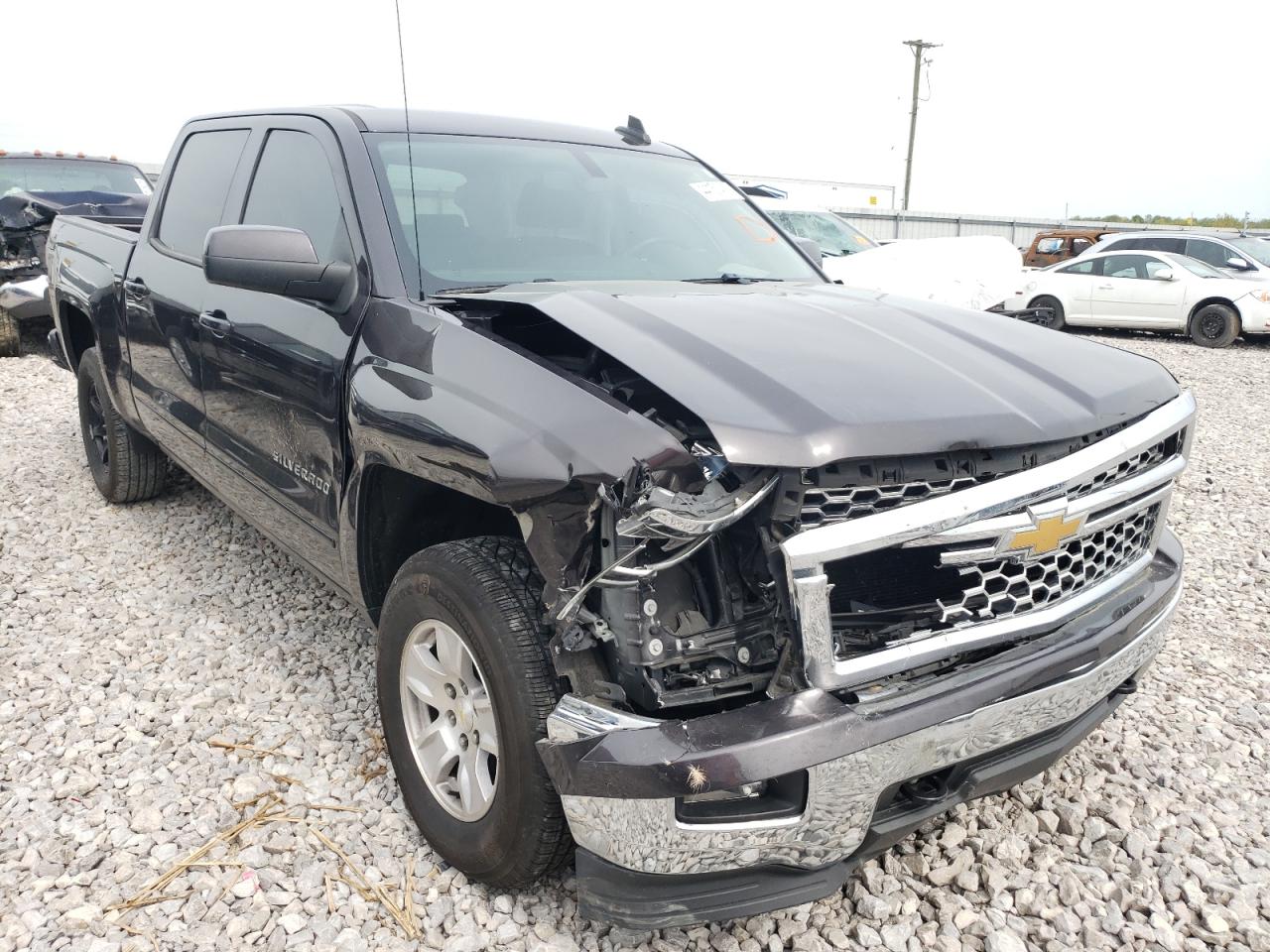 CHEVROLET SILVERADO 2015 with VIN 3GCUKREC8FG506411 - Photo from auction