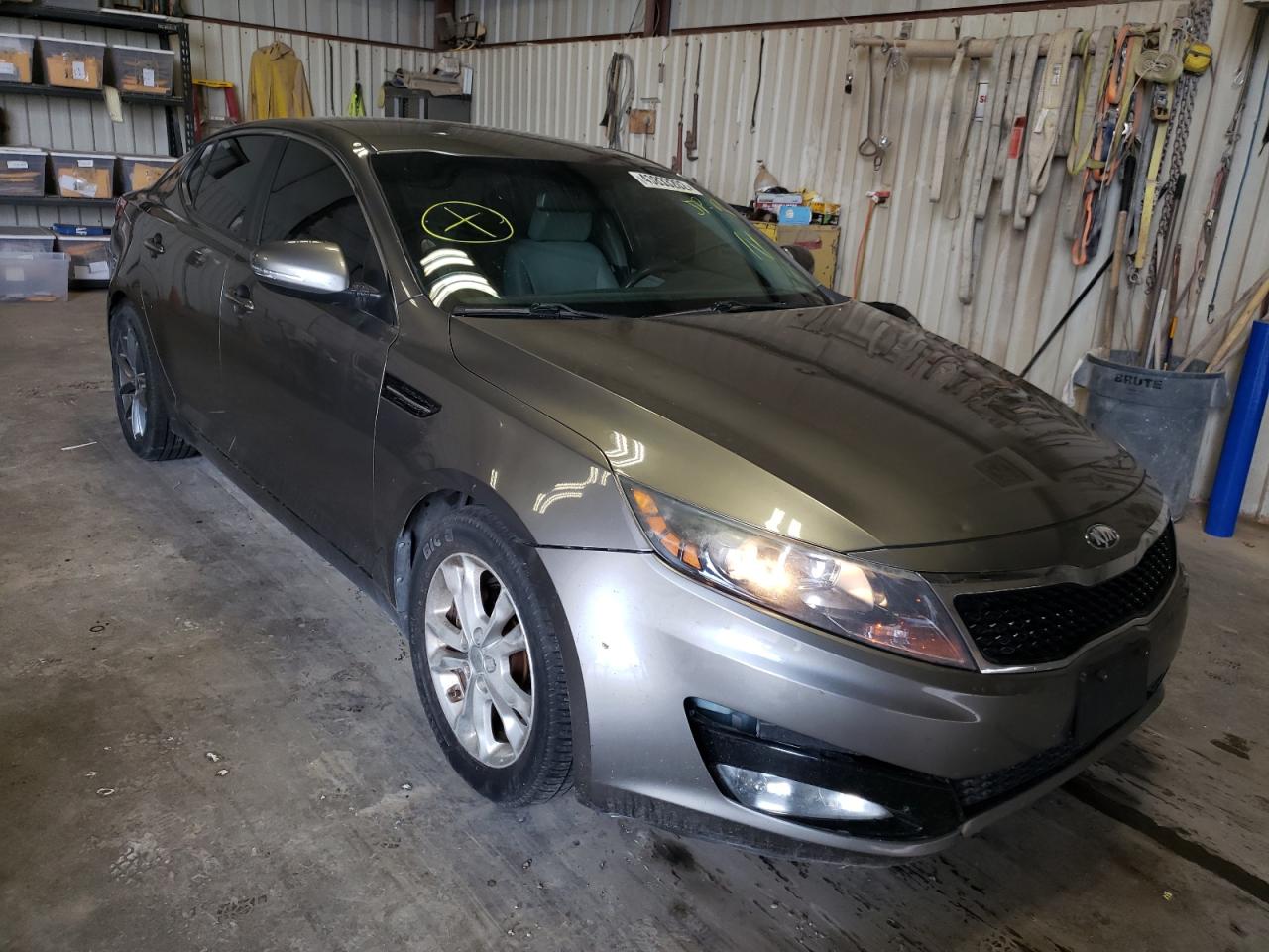 KIA OPTIMA LX 2013 with VIN 5XXGM4A73DG181895 - Photo from auction