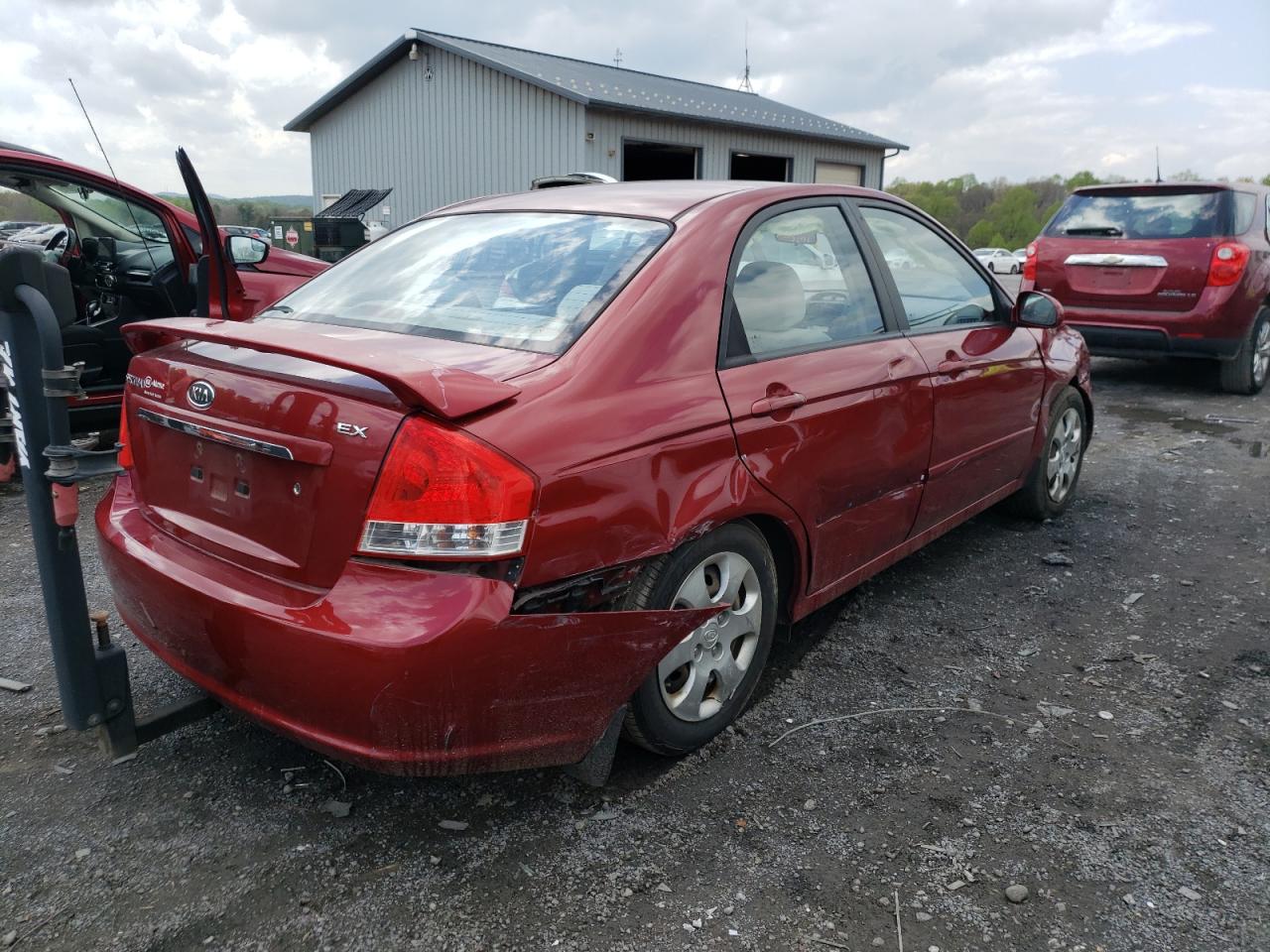 Photo 4 from auction – 2008 KIA SPECTRA EX with VIN KNAFE121785543218