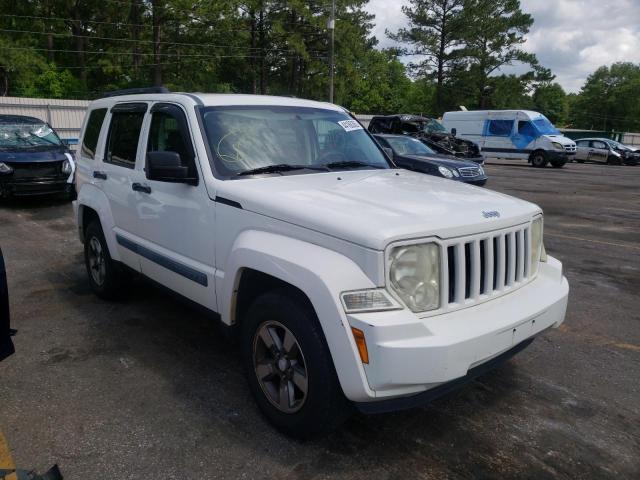 Photo 1 from auction – 2008 JEEP LIBERTY SP with VIN 1J8GN28K88W192948