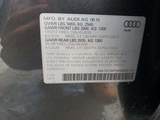 Photo 10 from auction – 2017 AUDI Q5 PREMIUM with VIN WA1D7AFP6HA009146