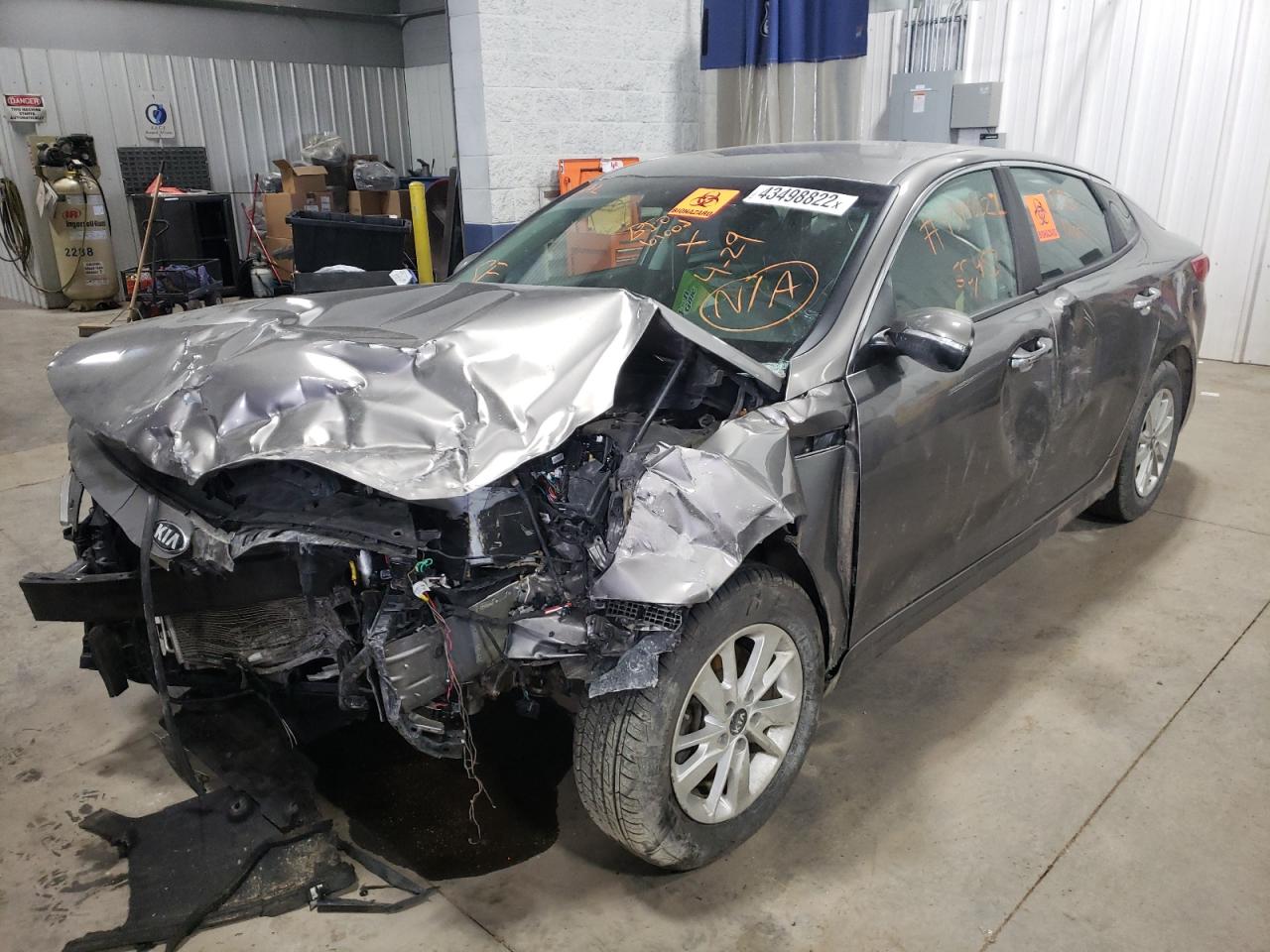 Photo 2 from auction – 2016 KIA OPTIMA LX with VIN 5XXGT4L35GG041204