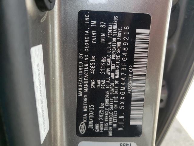 Photo 10 from auction – 2015 KIA OPTIMA LX with VIN 5XXGM4A73FG489216