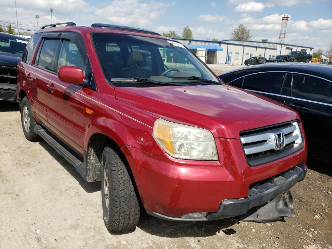 HONDA PILOT EX 2006 with VIN 5FNYF18766B022880 - Photo from auction