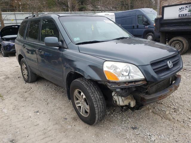 HONDA PILOT EXL 2004 with VIN 2HKYF18664H554121 - Photo from auction