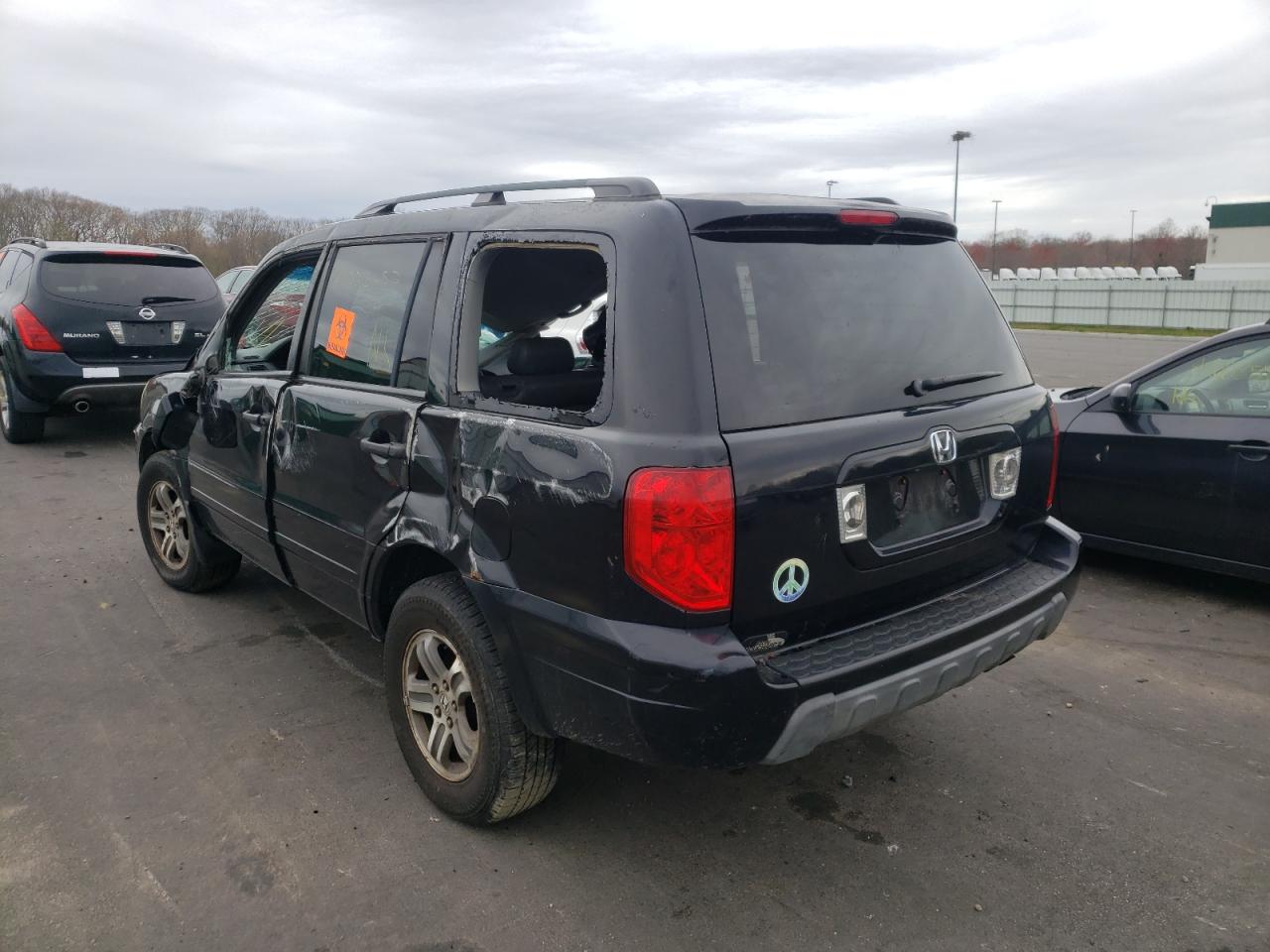 Photo 3 from auction – 2004 HONDA PILOT EXL with VIN 2HKYF18634H613478