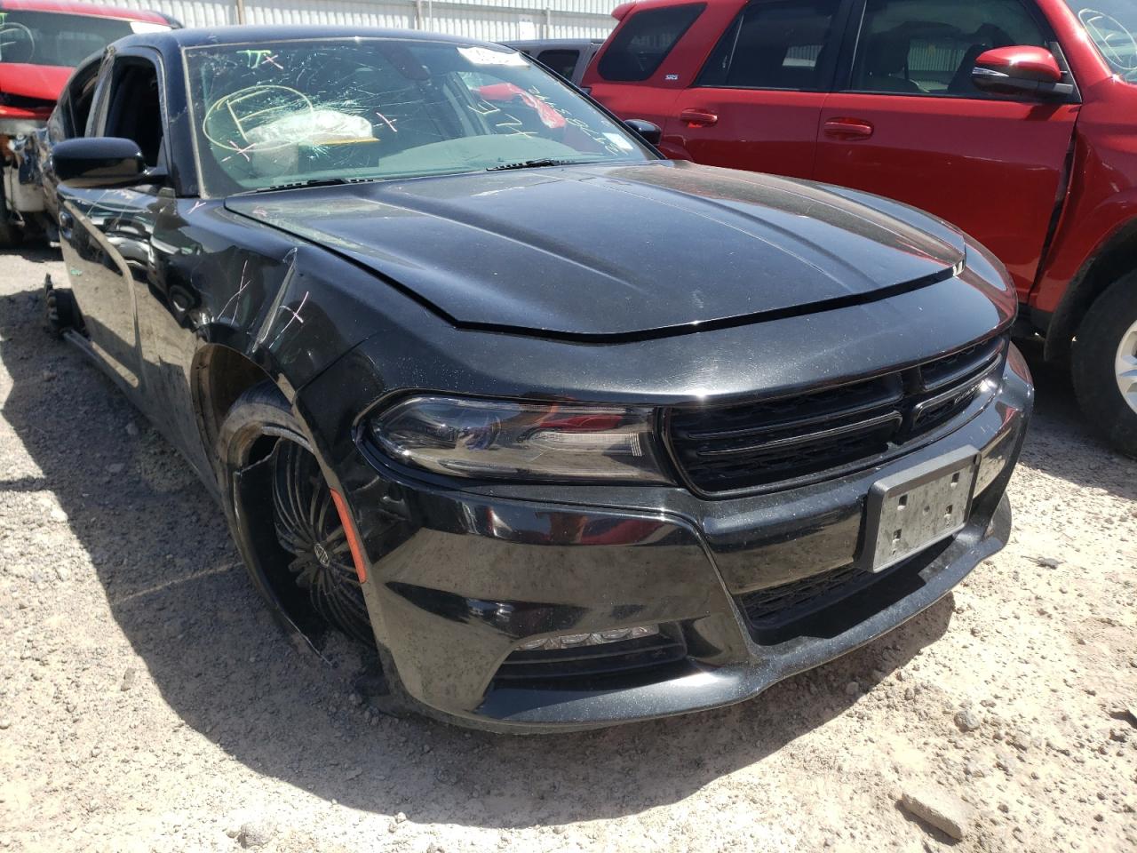 DODGE CHARGER SX 2018 with VIN 2C3CDXHG5JH162879 - Photo from auction