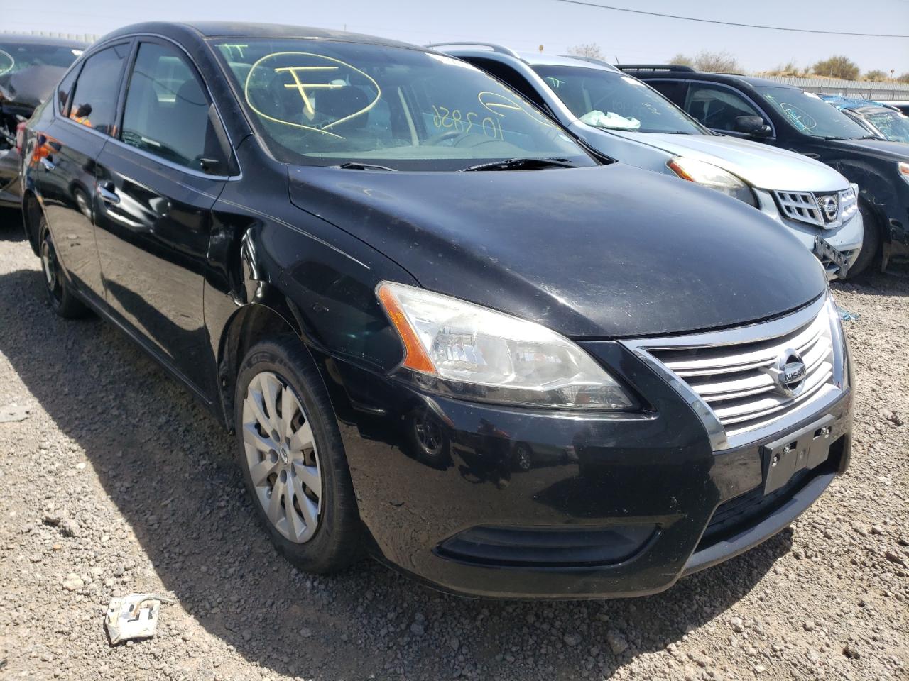 NISSAN SENTRA S 2014 with VIN 3N1AB7AP4EY202813 - Photo from auction