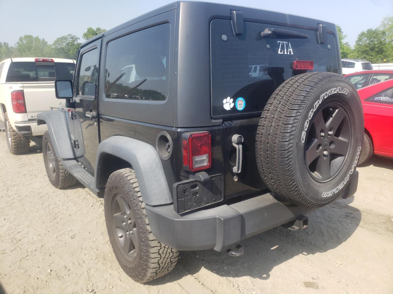Photo 3 from auction – 2014 JEEP WRANGLER S with VIN 1C4AJWAG0EL229378