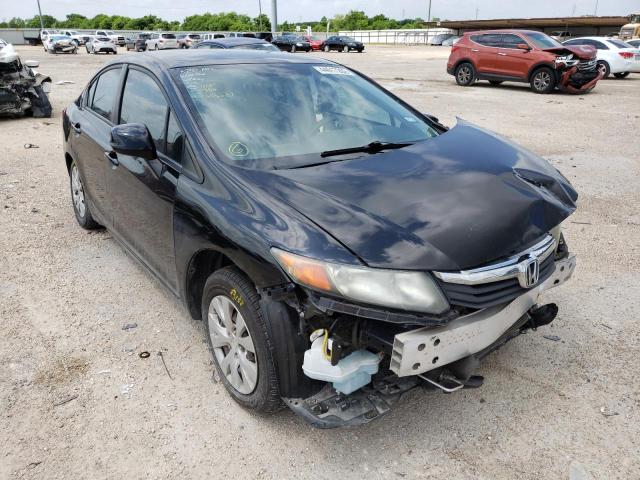 HONDA CIVIC LX 2012 with VIN 2HGFB2F52CH318237 - Photo from auction