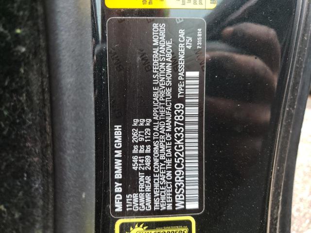 Photo 10 from auction – 2016 BMW M4 with VIN WBS3R9C52GK337839