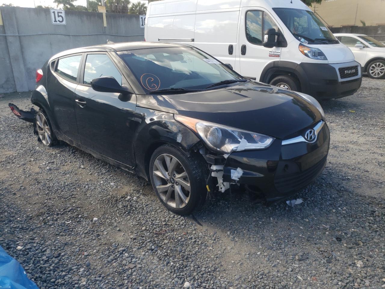 HYUNDAI VELOSTER 2017 with VIN KMHTC6AD1HU309470 - Photo from auction