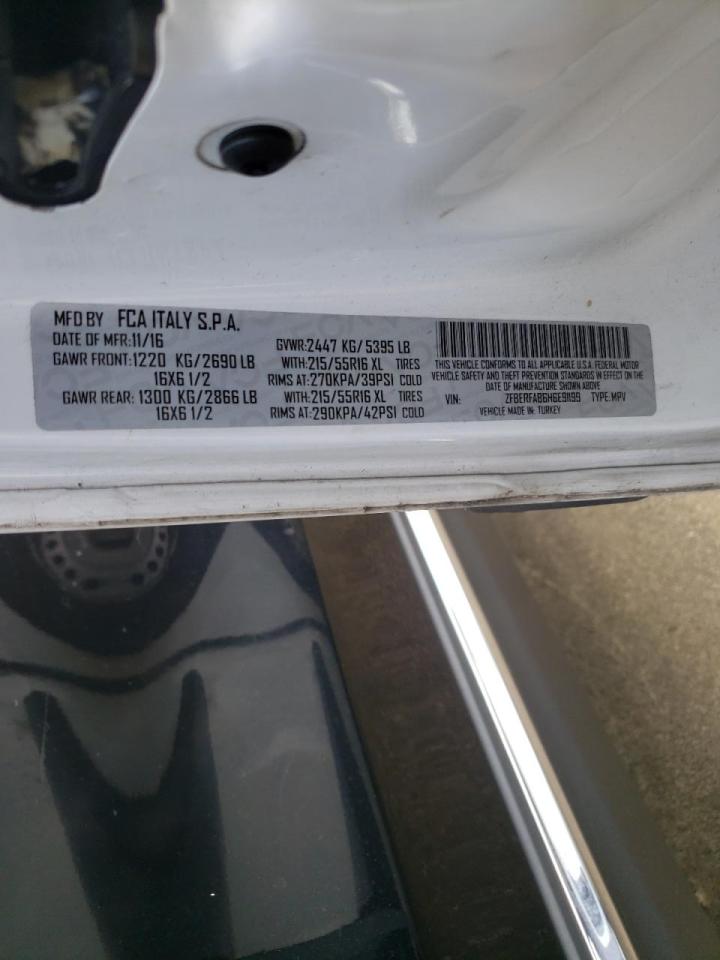 Photo 10 from auction – 2017 RAM PROMASTER with VIN ZFBERFAB6H6E91199