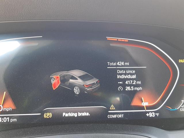 Photo 8 from auction – 2022 BMW 430I with VIN WBA53AP08NCJ54810