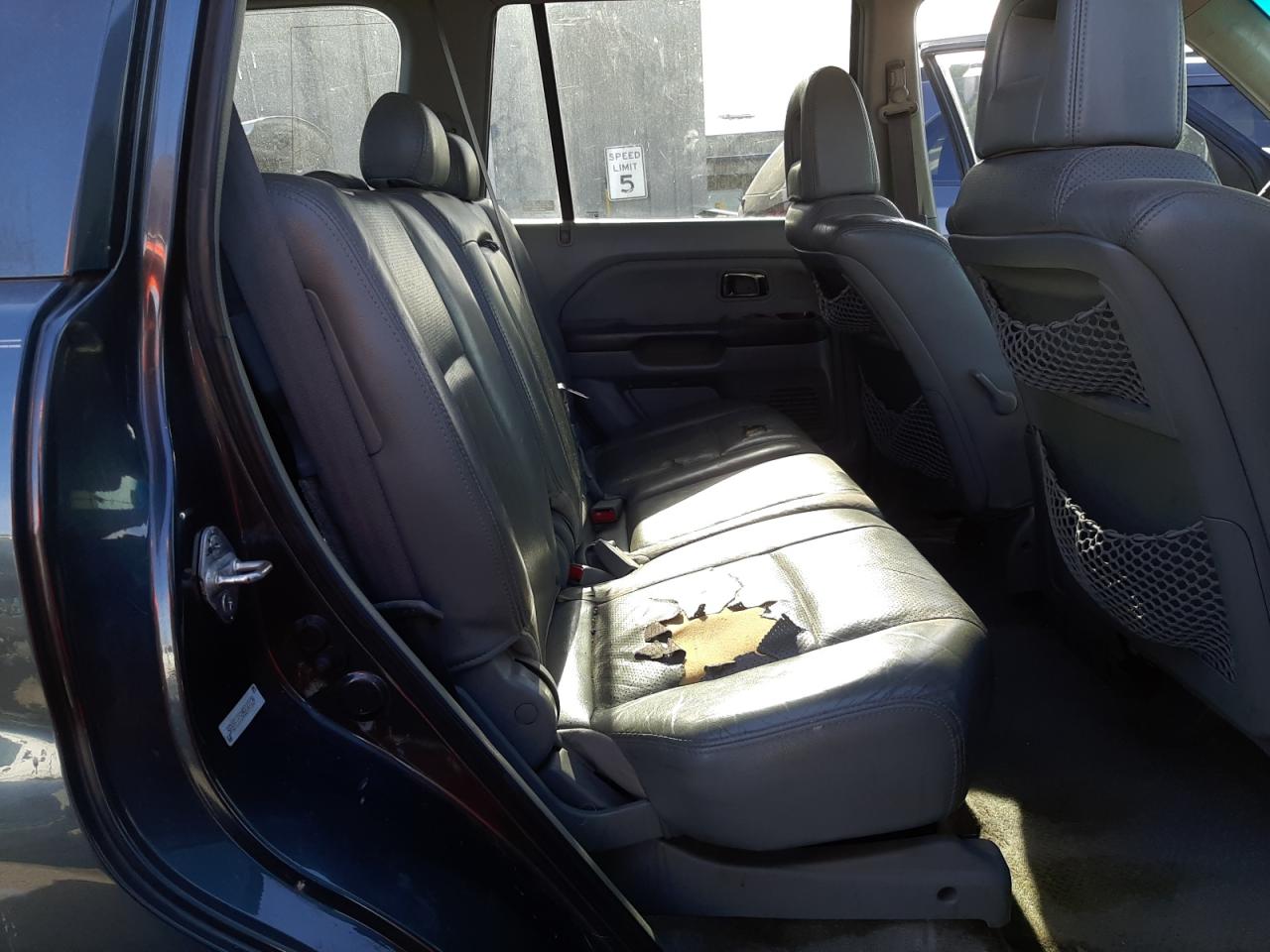 Photo 6 from auction – 2005 HONDA PILOT EXL with VIN 5FNYF18505B047139