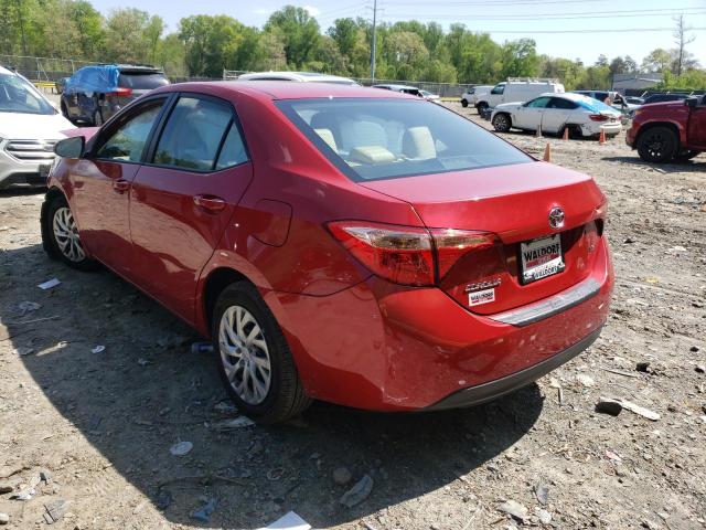 Photo 3 from auction – 2017 TOYOTA COROLLA L with VIN 2T1BURHE2HC820616