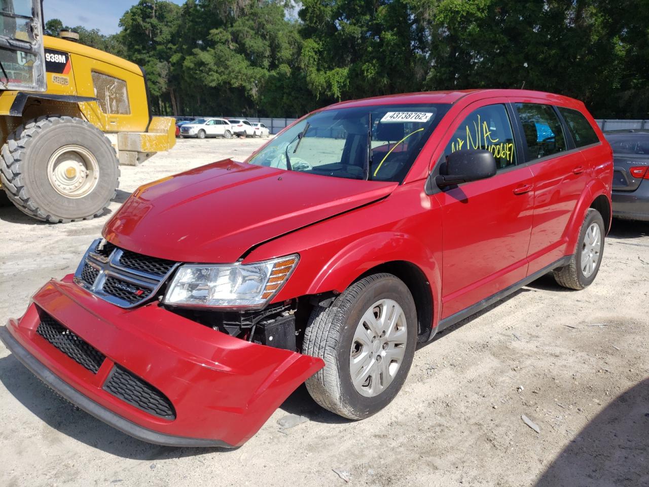 Photo 2 from auction – 2015 DODGE JOURNEY SE with VIN 3C4PDCAB2FT599967