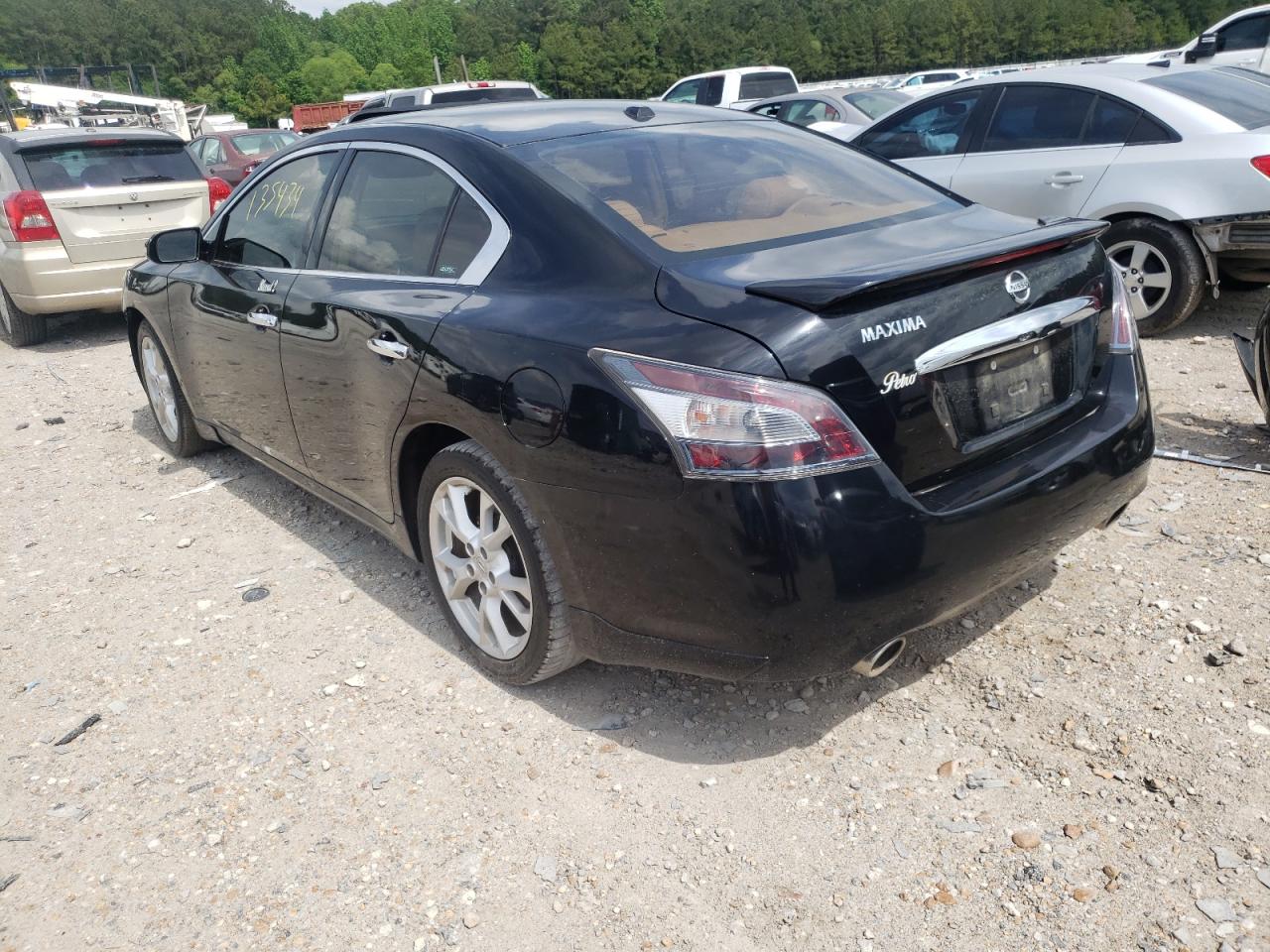Photo 3 from auction – 2012 NISSAN MAXIMA S with VIN 1N4AA5AP9CC860790