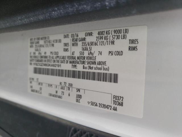 Photo 10 from auction – 2016 FORD TRANSIT T- with VIN 1FBZX2ZM8GKA92191